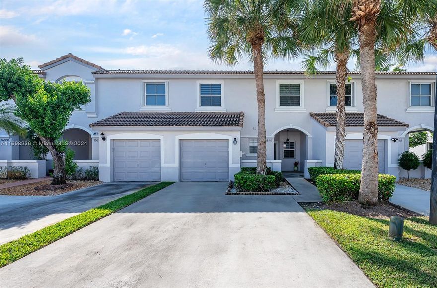 Discover this spacious 3+ bedroom, 2.5-bath townhouse with one-car garage and a bonus room off the primary bedroom, nestled in the desirable gated community of Sterling Place, Pembroke Shores. Enjoy volume ceilings, updated vinyl flooring, front impact door, and a well-appointed kitchen featuring stainless steel appliances and granite countertops. The first floor offers a formal living room, family room, dining area, and half bath. Upstairs, the primary suite features a double door-entry, a walk-in closet with built-ins, and a versatile bonus space, suitable for an office, sitting room, or grand walk-in closet. Amenities include a community pool, security, and guest parking. Conveniently located near great schools, I-75, shopping, parks, dining, and hospitals. Schedule a tour today!