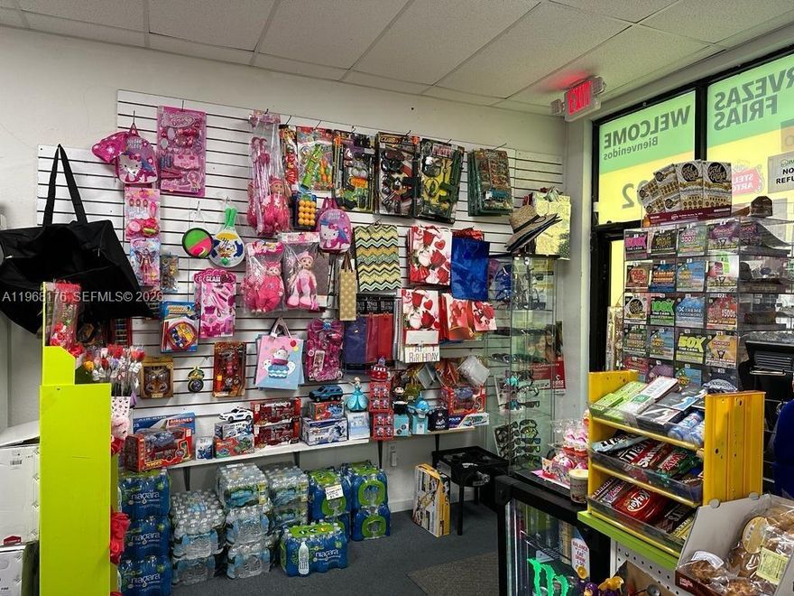 Excellent turn-key business opportunity in high traffic area and growing area of Sweetwater and FIU! Located in shopping center with a tag agency and a discount auto parts right next to it. Established business of almost 13 years, loyal clientele, food stamp approved (will assist new owner on re-approval), Florida lottery, assignable retail alcohol and tobacco license. This business opportunity is also perfect for a foreign investor looking to reside in Miami. Sales price of $270,000 does not include inventory. Inventory is currently valued at $50,000. Motivated seller.