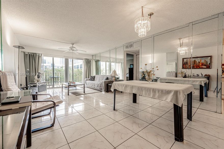 Unbeatable value priced for a quick sale. This spacious and light-filled 1-bedroom, 1.5-bath residence is located in a charming boutique building in the heart of Sunny Isles Beach. The unit offers an open living area, a private balcony, and covered parking. Residents enjoy access to a beautifully maintained pool, while the prime location places you just steps from the beach, dining, and shopping. Ideal for both end users and investors, the building allows short-term rentals, including Airbnb. Enjoy peaceful park views while remaining moments away from everything Sunny Isles has to offer.