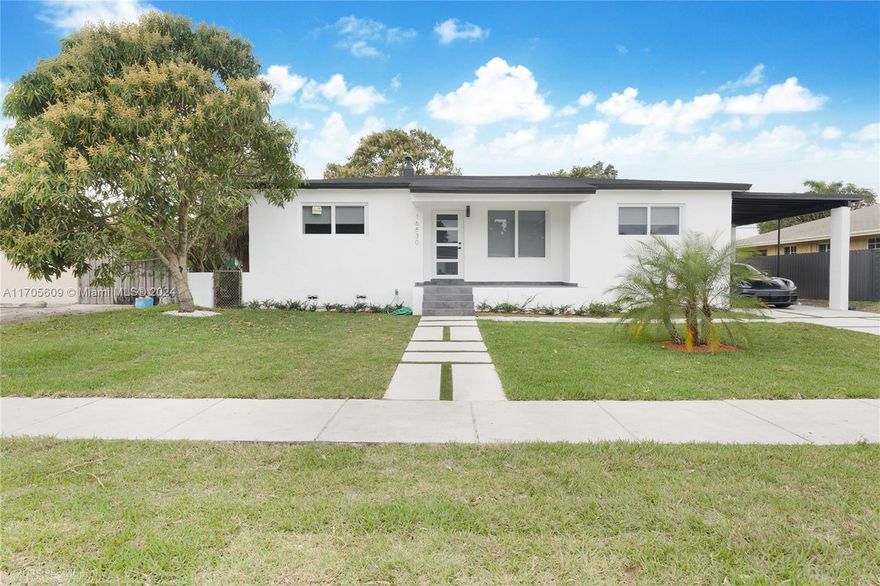 Welcome to this charming 5-bedroom, 3-bathroom home located at 16830 NE 6th Ct in North Miami Beach, FL. This property boasts a spacious layout with a cozy living room, a modern kitchen with stainless steel appliances, and a dining area perfect for family gatherings. The master bedroom features an ensuite bathroom for added privacy. Enjoy the Florida sunshine in the fenced backyard, ideal for outdoor entertaining. Conveniently located near shops, restaurants, and schools, this home offers the perfect blend of comfort and convenience. Don't miss out on this fantastic opportunity to make this house your new home!