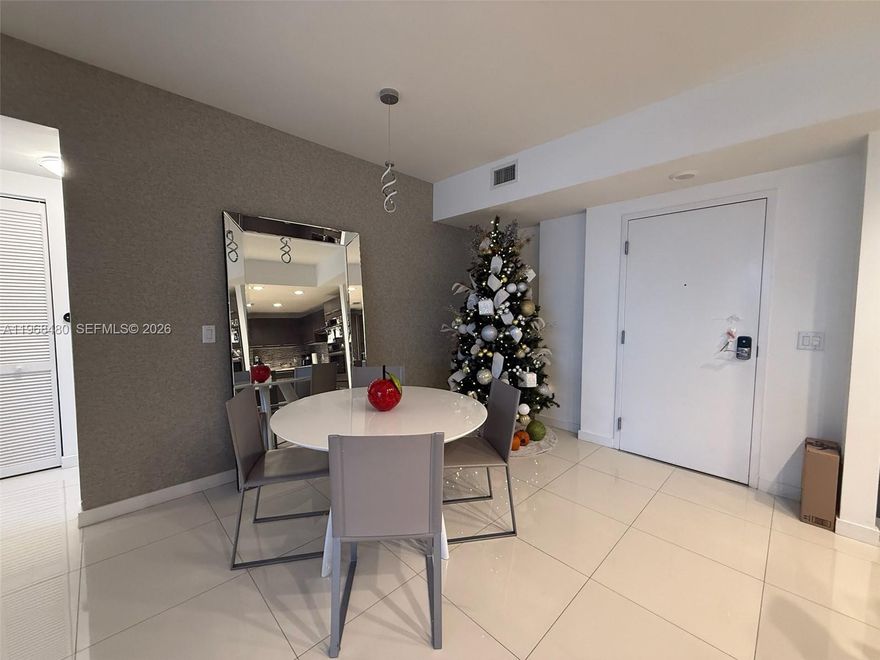 Stunning 2-bedroom, 2-bathroom unit located in the heart of Doral at Midtown Doral, Condo 1. This elegant residence features porcelain floors and a modern open-concept European kitchen with quartz countertops and premium Bosch stainless steel appliances. Enjoy a vibrant lifestyle with a variety of dining options located within the commercial area of the complex. Rent includes water, sewer, basic cable, and internet. Convenient access to the Turnpike and close to top-rated schools, restaurants, shopping, and entertainment. Residents also enjoy a beautiful, state-of-the-art clubhouse with a gym and sauna.