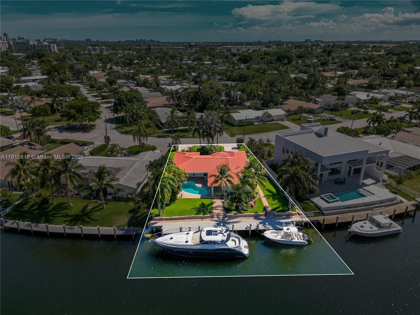 Live the ultimate Florida lifestyle in this beautifully upgraded 3-bedroom, 2.5-bath single-family home, perfectly situated on a deepwater canal with 95 feet of water frontage. Located just minutes from the Hillsboro Inlet with no fixed bridges, this property is ideal for boating enthusiasts and offers a spacious private dock. New Bathrooms, Wood floors in bedrooms!
Enjoy stunning water and pool views from nearly every room. The home features marble floors, a heated pool, impact-resistant windows and doors, a new roof, full-house generator, and a separate laundry room for added convenience.
This waterfront gem offers elegance, comfort, and unbeatable access to the ocean—perfect for tenants seeking a coastal lifestyle.