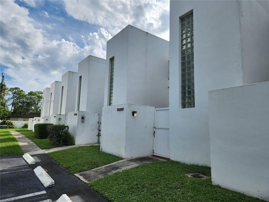 Well maintained 2/1.5 townhouse unit located in the heart of suburban West Palm Beach, close to mayor highways. The unit has bright and spacious living areas, a private front terrace, upstairs bedrooms with front balcony, and plenty of storage space. The kitchen area has been upgraded; the unit features convenient washer and dryer, and a cozy back terrace leading to a community-maintained lush garden area. This safe and quiet community features a gated pool and plenty of guest parking.