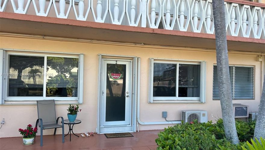 Rarely available, a ground-floor, 2-bedroom apartment facing west for fantastic sunset views. This unit, with 1 bathroom, is beautifully renovated and offers stunning lake views in a peaceful 55+ community. It features high-impact windows and doors, a split-bedroom layout, tile floors, and a modern kitchen. All major furniture is included, offering a turn-key solution. Enjoy central A/C, assigned parking, a community pool, and a portable washing machine is included. The private entrance and serene surroundings make this the perfect low-maintenance retreat. Conveniently located near shopping, dining, and beaches.