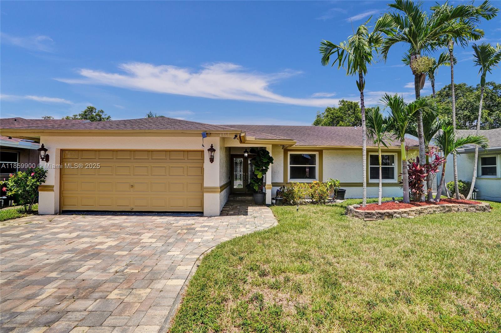 This charming 3-bedroom, 2-bathroom canal-front home offers a spacious layout, perfect for relaxing and entertaining. The backyard features a pool and peaceful canal views. You’ll find tile flooring, a bright living space, and a well-equipped kitchen with modern appliances. Located in a quiet neighborhood with easy access to parks, shopping, restaurants, and top-rated schools. Just minutes from Sawgrass Mills Mall, BB&T Center, and major highways. Don’t miss the chance to own this lovely home in a prime location!