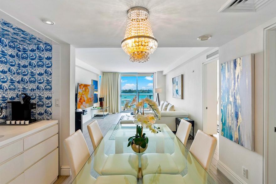 Best priced, best line DIRECT BAY BALCONY UNIT! Upgraded features include: glass shower, illuminated shelving & contemporary furniture. Unit has a bay view fitness center, renowned bay front pool & cabanas, , indoor & outdoor bars. Fantastic income opportunity or 2nd home. Privately managed giving the new owner flexibility to place in the hotel program or not. 1 valet space, sold fully furnished. Unit 1510 just closed for $570K this is a GREAT deal! Seller to Pay current assessment in full at closing. LOWEST PRICED BAYFRONT ONE BEDROOM WITH BALCONY IN THE THE BUILDING!