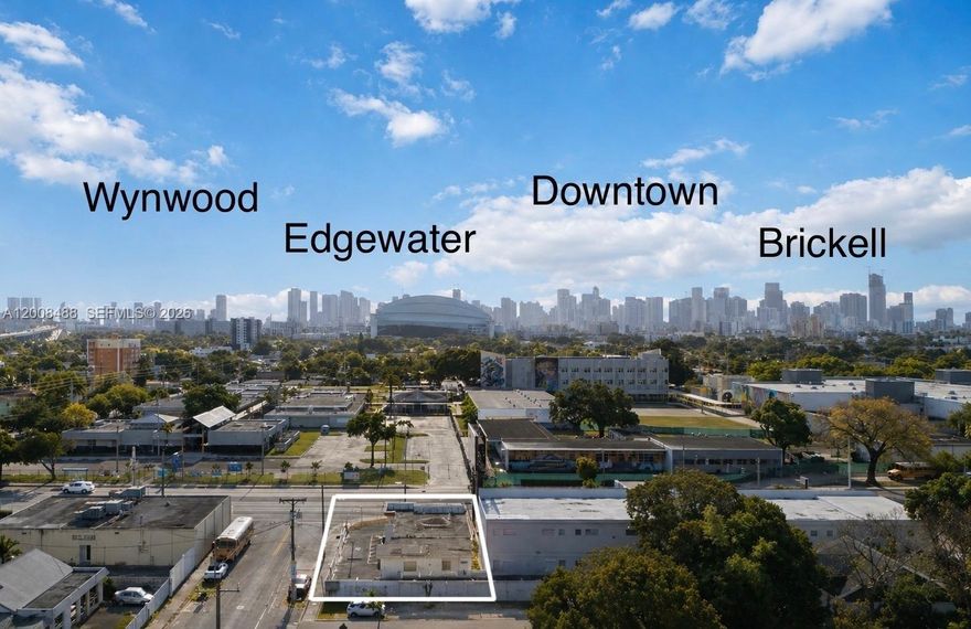 Prime commercial redevelopment opportunity in a high-traffic Miami location. Zoned T6-8-O, with potential for up to 8 stories. The existing building has approximately 2,300 SF of interior space, features 6 offices, 2 restrooms, and 7 parking spaces, offering a well-configured existing improvement while redevelopment plans or future use are explored. Excellent visibility and strong street presence. Buyer to independently verify zoning and permitted uses.