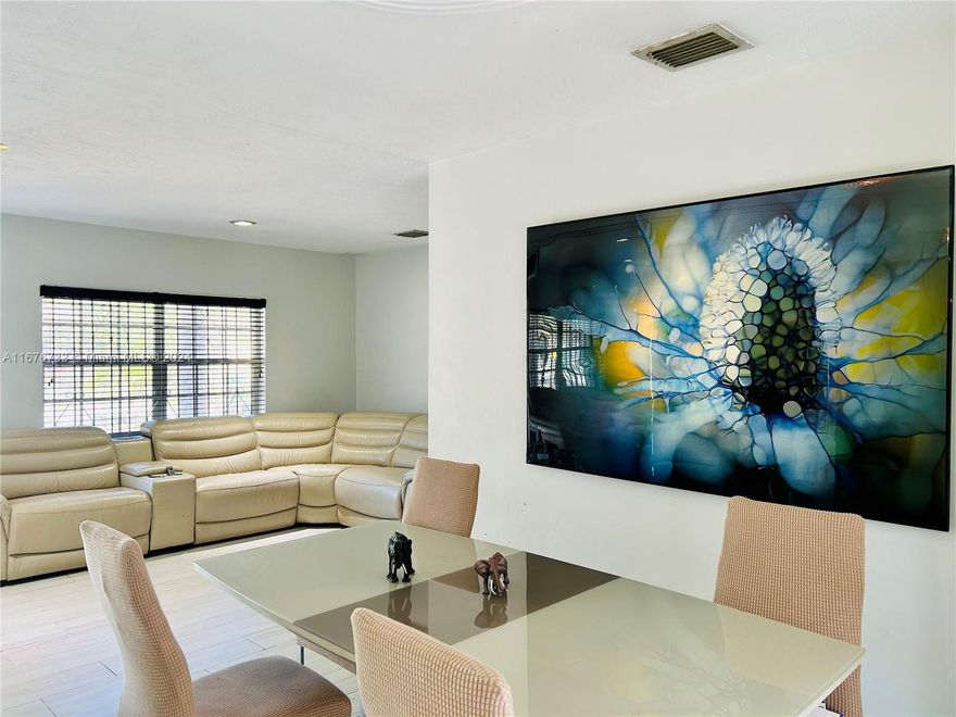EXCELLENT OPPORTUNITY TO OWN THIS HOME IN MIAMI GARDENS WITH FINANCING FLEXIBILITY/ INCENTIVES, INCLUDING PRIVATE FINANCING. 3 BEDROOMS, 2 FULL BATHS ON A HUGE LOT WITH MANGO AND AVOCADO TREES AND SPACE FOR A BOAT. 2019 ROOF, REMODELED BATHROOMS. SHUTTERS ALL OVER THE HOUSE AND NICE PORCH ON BACKYARD. GREAT LOCATION, MIN FROM ST. THOMAS UNIVERSITY. NO HOA!!! LOT OF POTENTIAL FOR ADDITIONAL INCOME. PERFECT EITHER FOR FIRST TIME BUYERS OR FOR INVESTORS. MOTIVATED SELLER. WATER SOFTENER SYSTEM IS EXCLUDED FROM THE SALE. CALL NOW TO SCHEDULE A TOUR.