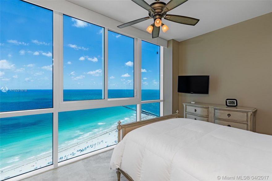 Enjoy stunning views of Miami Beach and Downtown from the comfort of your own home. Unit 3402 offers expansive living areas with a total of 4 balconies making sure you do not miss a sight of what stunning South Beach has to offer. Custom European designed Cabinetry throughout eat in kitchen, marble flooring & an abundance of natural light provide clarity while accentuating modern features. This 4 BR 3.5 BA offers comfortable living while enjoying all amenities Continuums north tower has to offer.