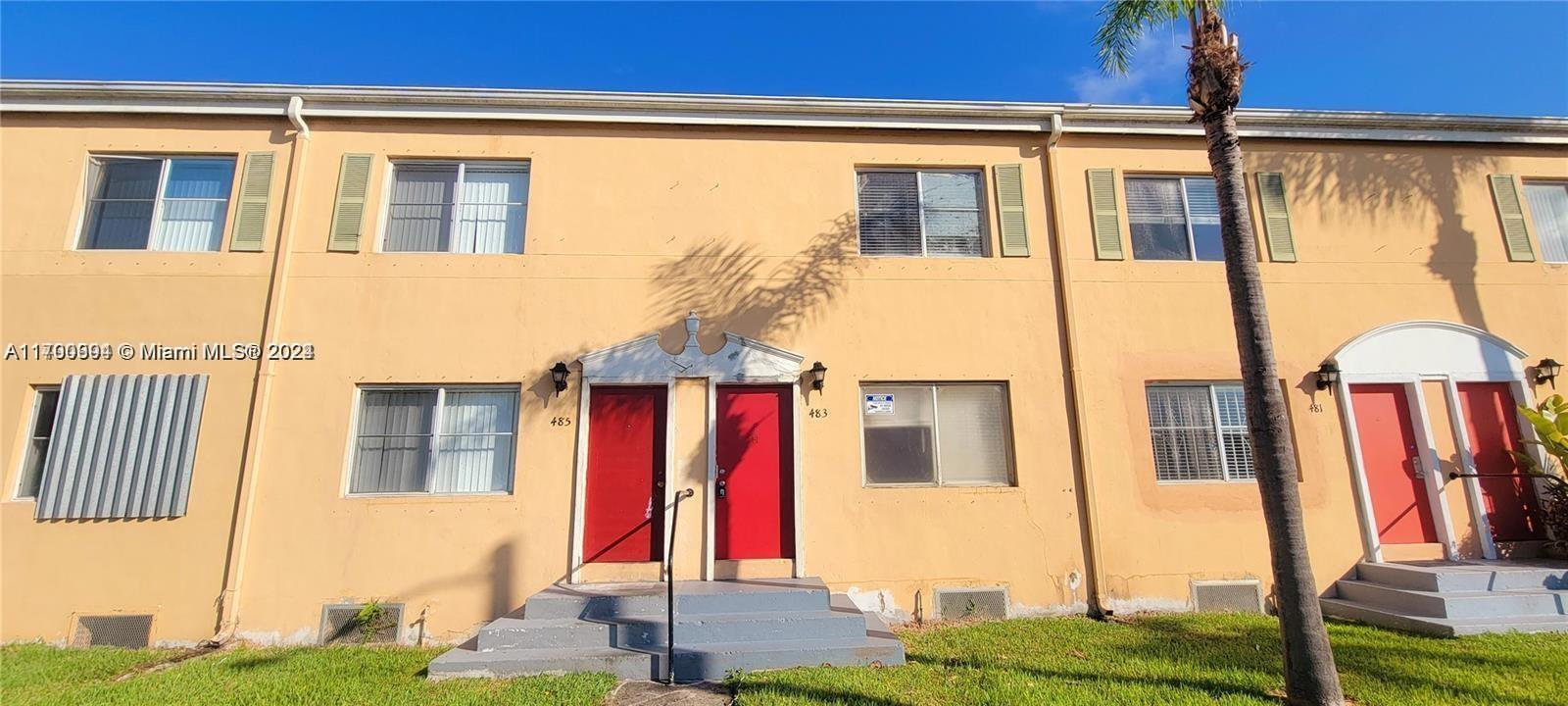Property for Sale at 483 Nw 84th Ln 483, Miami, Broward County, Florida - Bedrooms: 2 
Bathrooms: 1  - $198,000