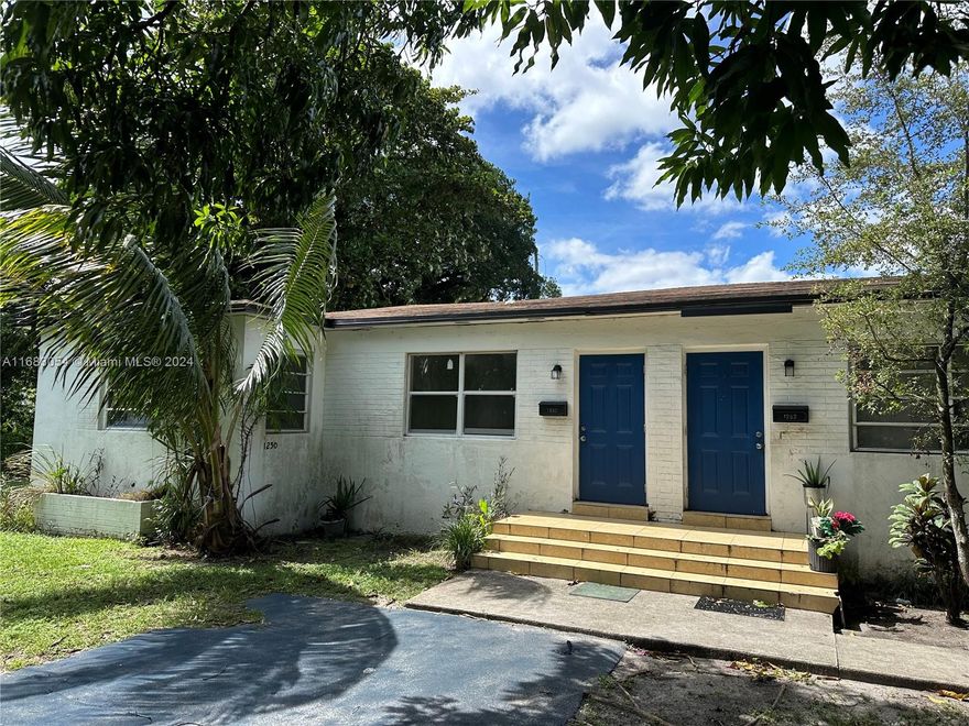 Great investment opportunity for this Legal duplex 2/1 + 2/1 on a lot of 8900 sqft, with room to build a pool or an efficiency. Totally fenced and secured with plenty of privacy, separate meters, central A/C, parking spaces, upcoming new roof, large backyard and beautiful mango trees. Quiet and fast growing area close to Design District, Midtown, Downtown Miami, Miami Beach, I-95, Airport and main corridor on 12th Ave. NO FLOOD AREA. Very easy to show, use showing assist. DO NOT DISTURB TENANTS