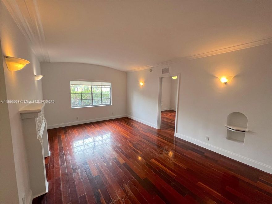 Spacious, cozy, bright 1 Bedroom Apartment in this charming Art deco building. Corner unit with high impact windows, wood floor, SS appliances and granite counter top in the kitchen, central AC and washer-dryer inside the unit. The building features a beautiful pool area. Fantastic location close to Lincoln and the beach. Great rental opportunity. Available from November 1st.