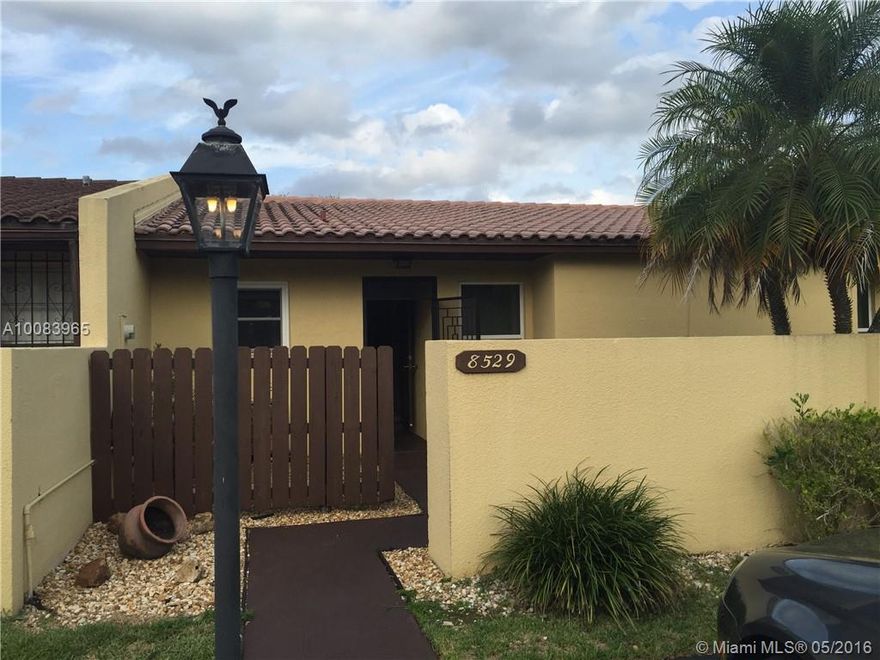 This bright townhouse has impact windows throughout, new full size washer and dryer, updated bathrooms and more! The beautifully landscaped patio comes with a brand new gazebo and two storage units. Easy to show! Schedule an appointment for your qualified buyers today!