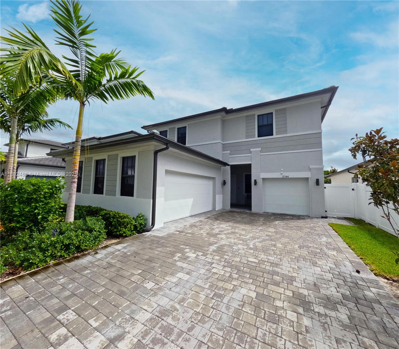 Built in 2023, this home in Marbella blends elegance with modern comfort. Features include polished marble floors downstairs, upgraded vinyl upstairs, and a layout with one bedroom on the first floor and the rest plus office upstairs. It offers 5 bedrooms, 4.5 baths, epoxy-finished 3-car garage, and an extended driveway for 8 vehicles. The property is fully fenced and includes zebra blinds in common areas, blackout blinds in bedrooms, and stylish lighting fixtures. Located near I-75, Marbella is a family friendly community offering both convenience and style. Schedule your showing today!