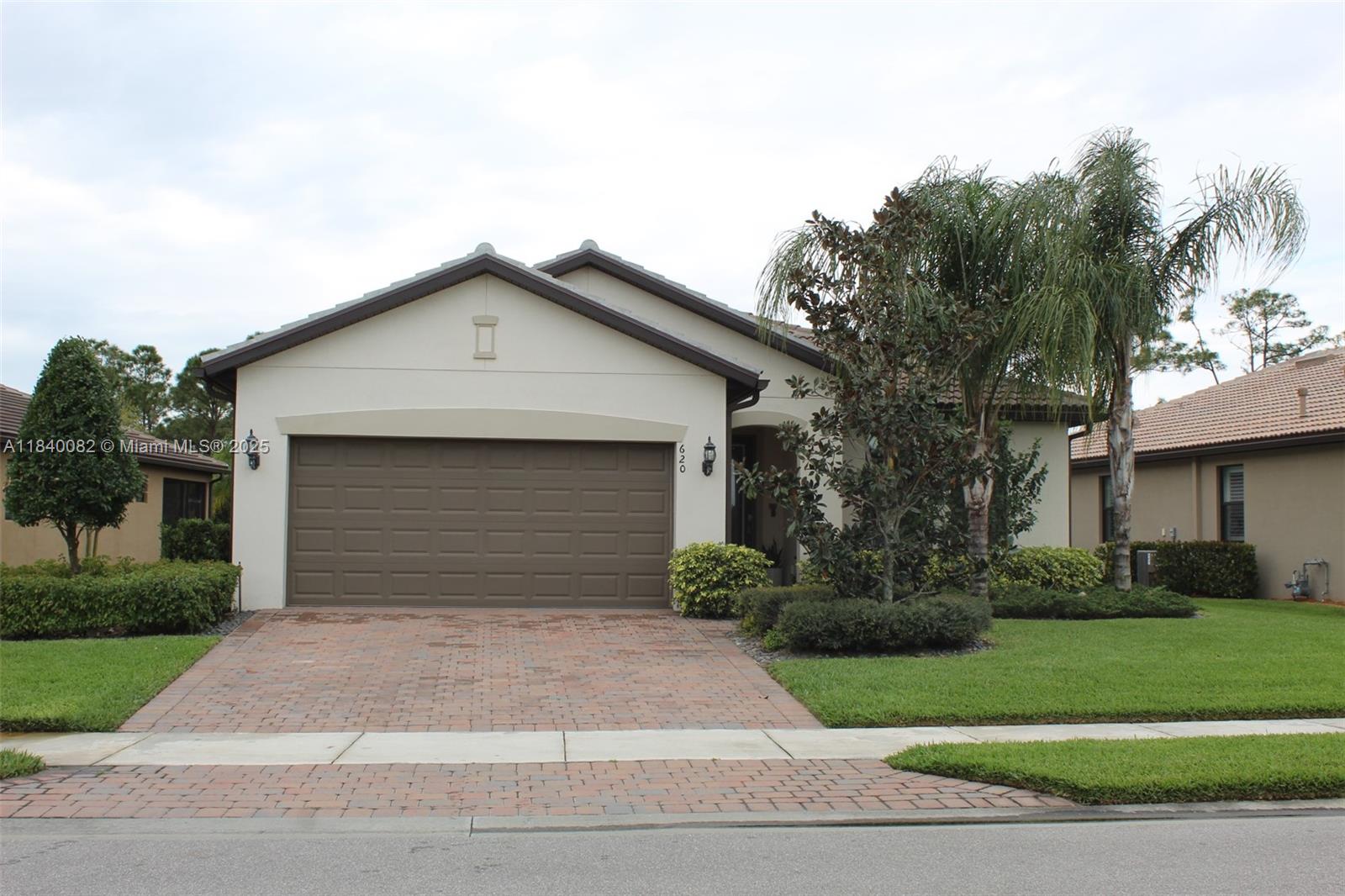 Want to live like you're on vacation?...here's your chance! Move-in ready 4 beds, 3 baths, 2 car garage, cbs home in the highly desirable gated community of Veranda Gardens is ready for you & your family. This well equipped open concept home features: high ceiling, tile floors in the main living and lvp in the bedrooms (no carpets), plantation shutters, smart home, plenty of closets & storage, impact windows, fenced backyard & 2 pets (cats/dogs) will be considered. Home is available beginning 8/18/25. Community offers resort style pool w/ cabanas, hot tub, lap pool, tennis, basketball, pickle ball, fire pits, bbq, barefoot bar, fitness center, sidewalks thru out, playground & dog park. 1st, last & sec to move-in, credit/background check, HOA Appl, $250 exit cleaning fee & renters ins rqd.