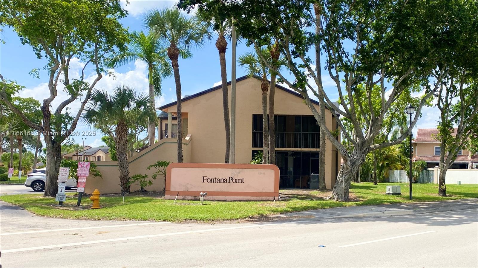 Located in the quiet Fontana Point community, this beautiful 2-bedroom, 2-bathroom unit is on the convenient first floor. You'll be just moments from I-75 and Miami Gardens Drive, with shopping and a Sedano's supermarket within easy reach. The unit features a washer/ dryer inside, one assigned parking space, and an additional vehicle can be parked in the guest parking area. You'll also have access to the community pool. The association has a strict NO-pets policy, and applications take 15 days to process. All utilities are the tenant's responsibility. A video walkthrough is available upon request.