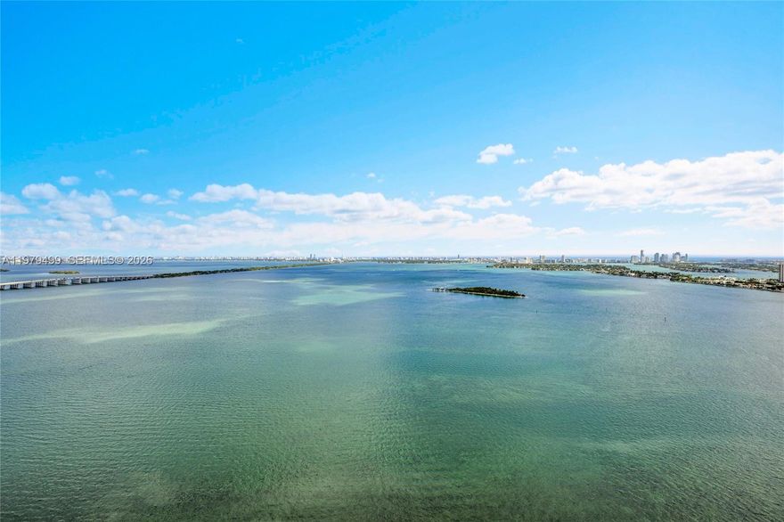 Luxury waterfront living at Aria Reserve South, Miami’s newest bayfront tower. Spacious 2 BD + den / 3 BA residence featuring floor-to-ceiling windows, open layout, and a large private terrace with stunning bay and skyline views. Modern kitchen with European cabinetry, quartz countertops, and premium appliances. Elegant primary suite with spa-style bath, walk-in closet, and balcony access. Electric shades and designer lighted mirrors in bathrooms. 1 assigned parking space. Resort-style amenities on 2+ acres: pools, spa, fitness center, tennis & pickleball courts, sky lounge, co-working spaces, kids’ areas, dog park, and direct bayfront access. Prime location minutes from Downtown Miami, Brickell, Wynwood, Design District & Miami Beach.