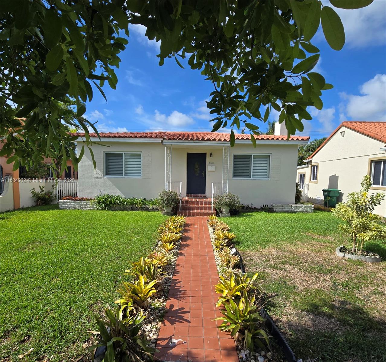 This lovely and well kept 2 bedroom / 1 bath single family home is now available. Centrally located in a very quiet and sought after residential neighborhood offering an open floor plan, ceiling fans throughout, spacious rooms, updated bathroom, new windows with beautiful plantation shutters. All of this near Doug Barnes Park, Venetian Pool and the Biltmore Hotel. The updated kitchen features a beautiful countertop and stainless steel appliances with access to the private, ample, and abundant fruit tree filled backyard. This home is perfect for entertaining your guests or simply relaxing. Some of the best shopping, dining, bird road and great schools are minutes away.