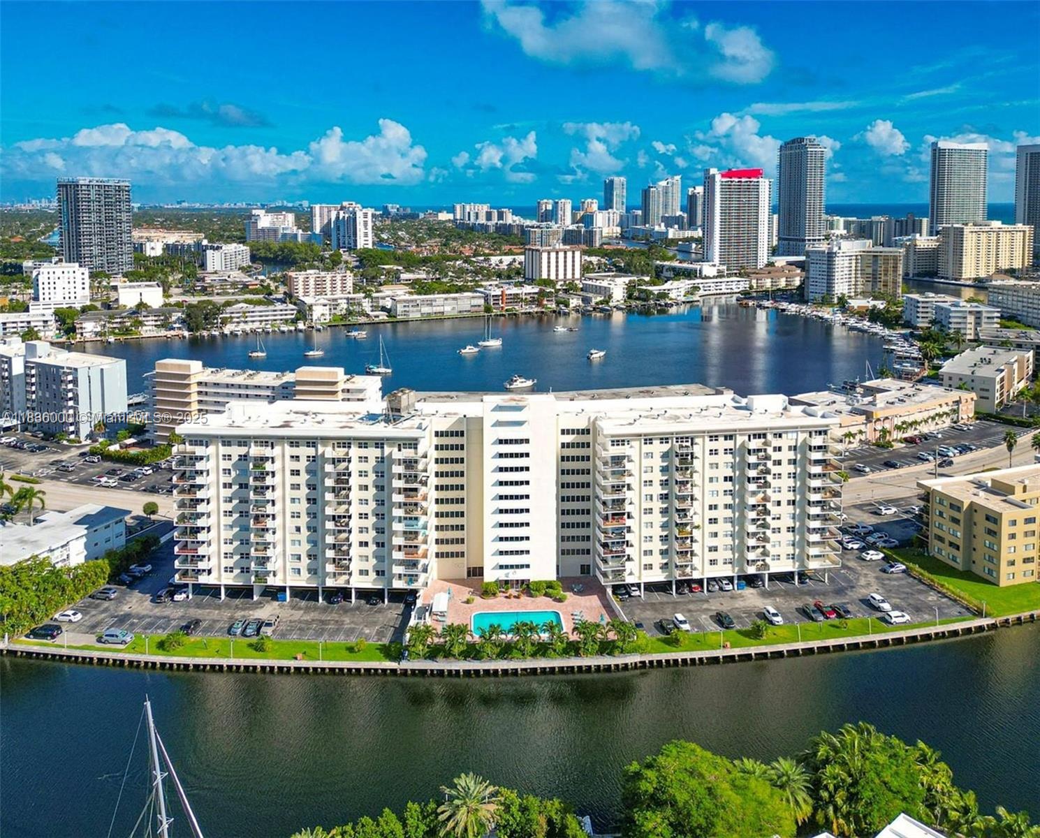 Beautiful, light and bright 2 bedroom/2bathroom condo in recently updated building. Renovated kitchen with stainless steel appliances. Renovated bathrooms with modern vanities. Lots of closet space with walk-in closet in the primary bedroom. Great gym and a pool with magnificent view overlooking the intercostal. Centrally located within walking distance to shopping, restaurants, major roadways, and the most important, walking distance to the BEACH!!!