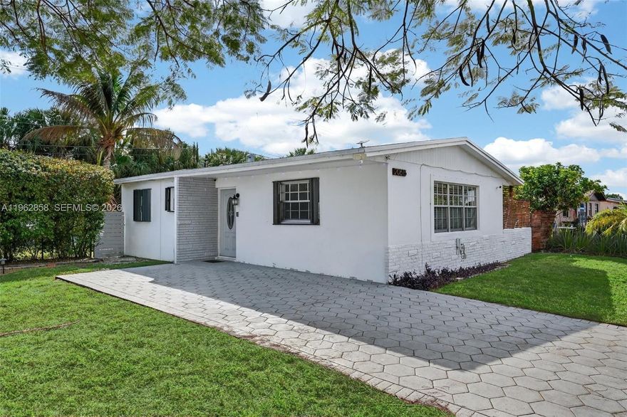 Discover comfort in this charming 2 bedroom,1 bathroom home located in Miami Gardens. The home offers a welcoming living area,a functional kitchen,and the convienience of a utility room with washer and dryer. Enjoy a spacious driveway that fits up to 4 cars and a generous backyard ready for your personal touch-whether you envision a pool or an expanded outdoor living . Recently refreshed with new interior and exterior paint and updated granite countertops ,this inviting property is perfect for anyone seeking cozy home in a desirable neighborhood.
