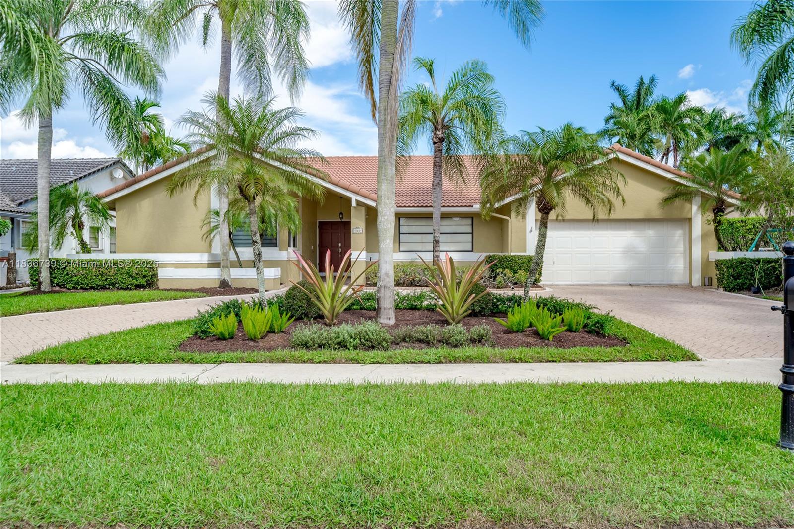Beautiful home located in one of Plantation's most sought-after communities, Westport! This spacious 5 bedroom 2.5 bath w/ a private theater room (5th bedroom) has everything you need! When you walk into the home you are met by soaring vaulted ceilings & a gorgeous view of the pool and lake that immediately draws you to the outdoor space which highlights an oversized covered lanai and screen enclosure. The home features an open kitchen, a large primary suite, and hurricane-impact windows! Zoned for one of the highest-rated elementary schools in the county, Central Park Elementary! The neighborhood is located close to grocery stores, and shopping malls and easily accessible to highways! The rental price includes pool, lawn, and pest maintenance! Min 650 credit & 2.5x income. NO HOA APPROVAL