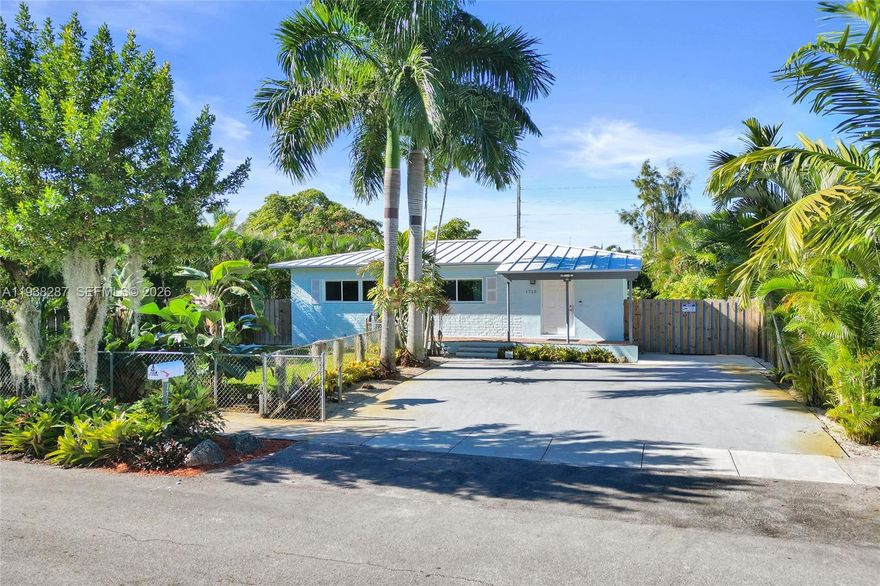 Welcome to your dream home in Progresso! This charming single-family home has undergone extensive renovations to offer you the perfect blend of modern amenities and classic charm. With 2 bedrooms and 1 bathroom, this cozy abode features beautiful wood flooring throughout, a durable metal roof, all underground plumbing has been replaced, no cast iron pipes to worry about. The refinished wood floors add a touch of elegance, while the impact windows provide peace of mind and energy efficiency. Stay cool and comfortable year-round with the brand new REEM air conditioner. Step outside to enjoy the spacious backyard, perfect for entertaining guests or simply relaxing in the sunshine. With Fiber optic cable installed, you'll have lightning-fast internet speeds for all your streaming and browsing needs. This home is truly a gem, with so many upgrades that you won't find anywhere else. Don't miss your chance to make this house your forever home in the heart of Progresso.  Envision the life you've always dreamed of in this beautiful property. Close to Wilton Manors, Downtown Fort Lauderdale and Las Olas. Community Lending Program offers up to $15,000 for this property towards down payment or closing costs, exclusively through Mortgage Professionals.