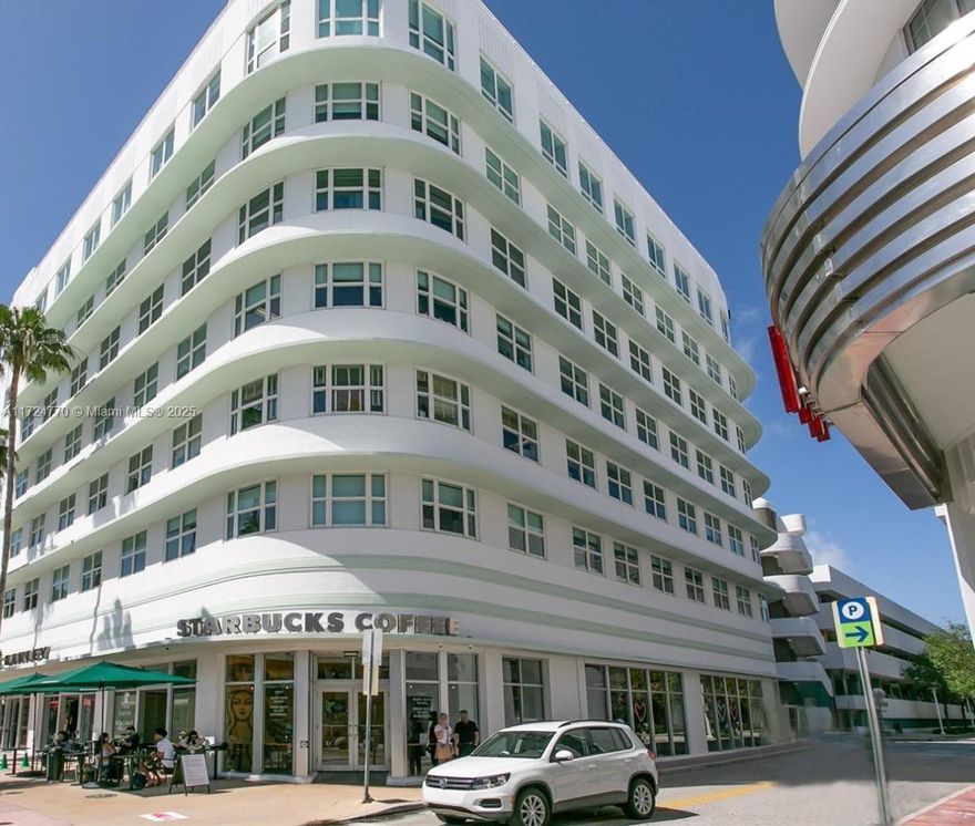 Office space with world-renowned Lincoln Rd address in Art Deco Streamline Moderne landmark: Spacious unit-perfect mix of private office, open work & conference space. Situated in Miami Beach’s premier location, it’s steps from the newly renovated Miami Beach Convention Center, New World Symphony, City Hall, major hotels, popular restaurants, and three parking garages within a one-block radius. Electric, water, trash removal, cleaning and janitorial included in maintenance fees. Property management on site. 24h work building.