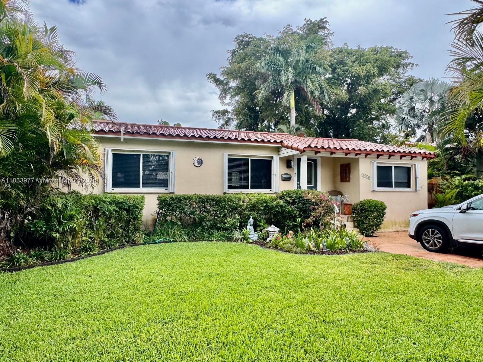 Charming 3-bedroom, 2-bath home offers a thoughtful layout with a spacious family room, cozy den/office, and a welcoming front room—ideal for both relaxing and entertaining. The beautifully upgraded rear extension adds approx. 800 sq ft of comfortable living space, while the 250 sq ft side screened in patio provides the perfect spot to enjoy sunny South Florida days. Original hardwood floors add warmth and character to the front of the home, blending seamlessly with modern upgrades. Take a dip in the impressive 15x34 pool, enjoy dual-zone A/C for year-round comfort, and appreciate newer essentials like a 2-3 year-old water heater. This home truly offers the best of classic charm and updates, just minutes from the beach, vibrant downtown, and Fort Lauderdale-Hollywood International Airport!