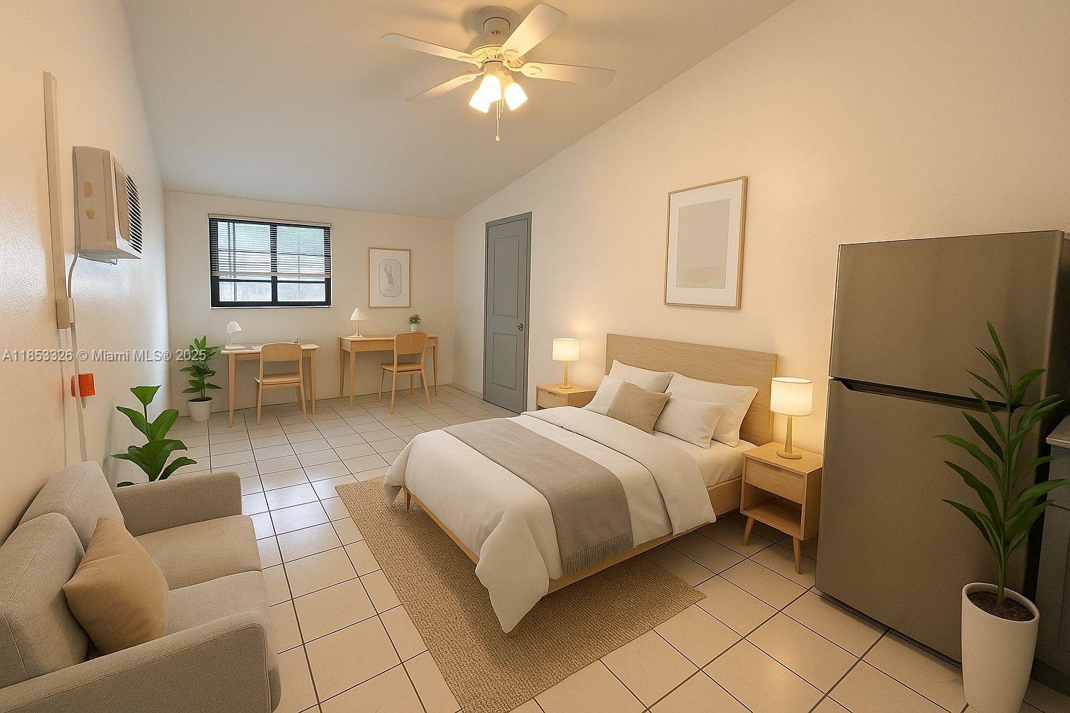 Smartly designed studio offering everything you need in a compact, stylish space. This approximately 180 sq ft unit features a modernized kitchen and bathroom, making it perfect for those seeking comfort and convenience without the excess. With electricity and water included, budgeting is a breeze. Enjoy the benefits of a clean, refreshed living space in a well-located neighborhood, just minutes from shopping, dining, and transit. Ideal for minimalist living, weekend getaways, or those looking to simplify without sacrificing quality.
