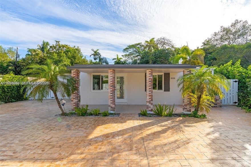 Beautiful 3/3 home with Pool and T3 zoning! Many great possibilities for this property. The property is in a very desirable area of Coconut Grove. It consists of 3 bedrooms, 3 bathrooms with a pool, luxury flooring, spacious parking, and more. It's currently 3 1/1's with separate entrances. Can be an Airbnb cash cow. Estimated 12-17k per month! Has an outdoor kitchen that is perfect for entertaining hosting gatherings. You can also build luxury townhomes here and sell for 1.5 million each and collect rent until plans are approved! Call to schedule appointment today.