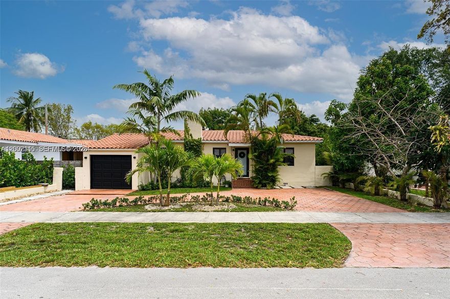 Remodeled single-family home for lease in a tranquil West Miami neighborhood. This 3-bedroom, 2-bathroom home has been reimagined in a cool, contemporary style. Property is situated on the border of historic North Coral Gables. Close walking distance to some of Coral Gables' best, tree-lined walking streets and neighborhood amenities. Highly desirable location with close proximity to the downtown Coral Gables, South Miami, and the Coral Way corridor. Home features a good-flowing configuration which communicates seamlessly with the screened outdoor living space and large yard. Home may be offered fully furnished, partially furnished, or unfurnished depending on prospective tenant's desire. Available for occupancy on June 1, 2026.
