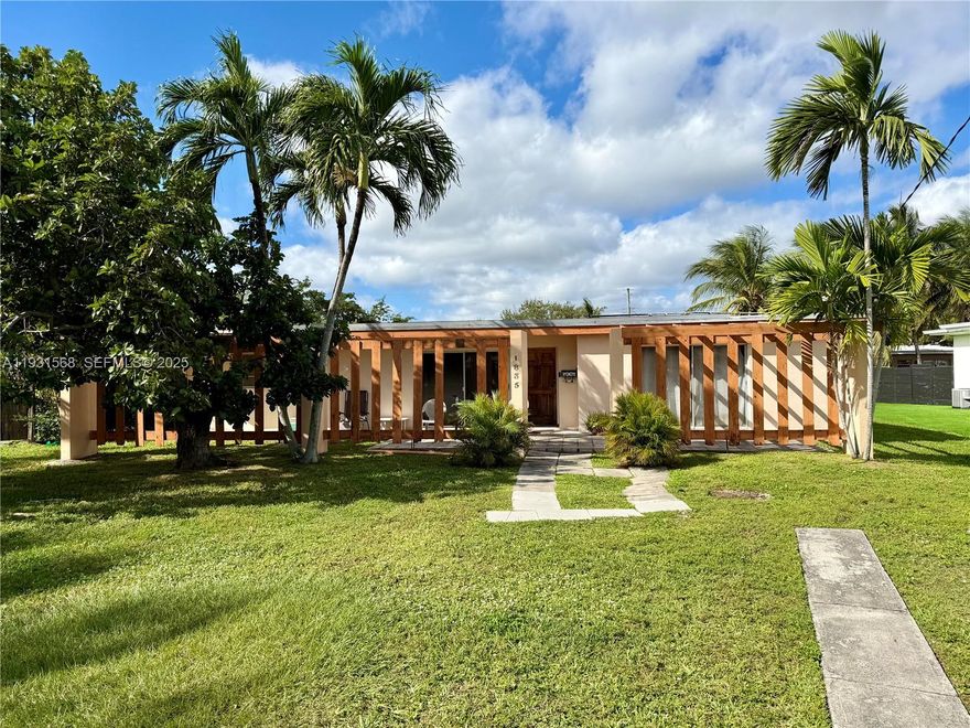 An exceptional opportunity in the 24/7 guard-gated community of Keystone Point Islands. Situated on a quiet stretch of Hibiscus Dr., this oversized 9,733 SF lot is being sold at land value and offers the flexibility to build a custom new home or pursue a major renovation of the existing structure. Located minutes from Bal Harbour Shops, beaches, fine dining, and top-rated schools, this desirable North Miami location offers privacy and convenience in one of Miami’s most sought-after waterfront communities. Property is being sold as-is; seller will not allow interior inspections or showings. Buyer to rely on land value and exterior viewing only. Builder assistance available with multiple one- and two-story floor plan options. See attached land sketch with approximate dimensions.