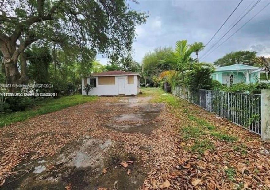 Distressed asset with redevelopment potential in a transforming Miami neighborhood.
This 6,250 SF parcel is being sold for land value and currently includes a partially demolished structure with mature trees.

The property is in foreclosure and may require third-party approval. Buyers should anticipate an as-is sale with limited seller disclosures. Development or reconfiguration potential may exist through the appropriate Miami-Dade County review and approval process; however, no representations are made regarding zoning, density, variances, or previously prepared plans.

This opportunity is best suited for experienced investors or builders comfortable navigating distressed assets, zoning review, and entitlement processes.

Buyer to verify all information, zoning, approvals, and feasibility independently.