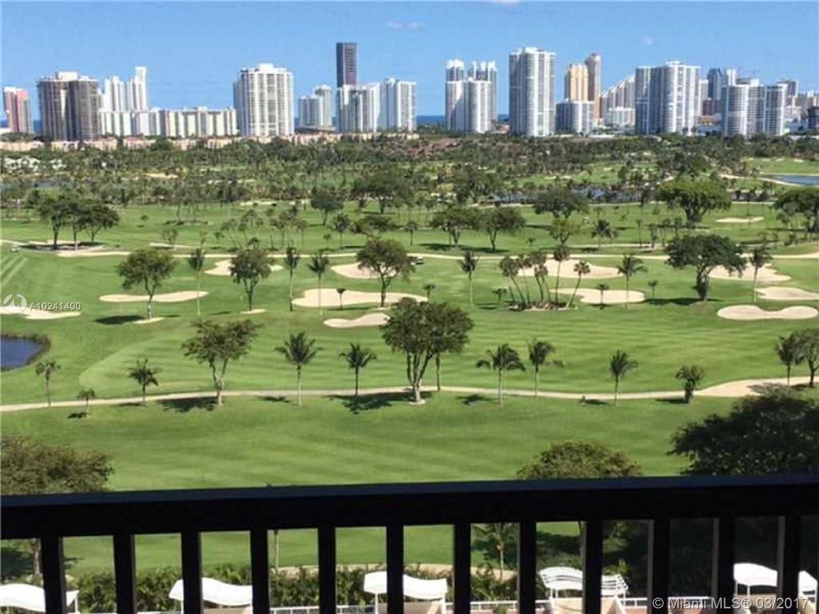 Beautiful 1 bed 1.5 Bath apartment with a great view of Turnberry Golf Course in the exclusive "Coronado" Condominium located in Aventura. Walking distance to Aventura Mall and close to the beach. 24 hours guard gate. Courtesy bus to the mall and shopping. Nice kitchen with stainless steal appliances. This is a resort style pool-spa, gym & Jacuzzi. CONDO REQUIRES A TWO YEARS LEASE.