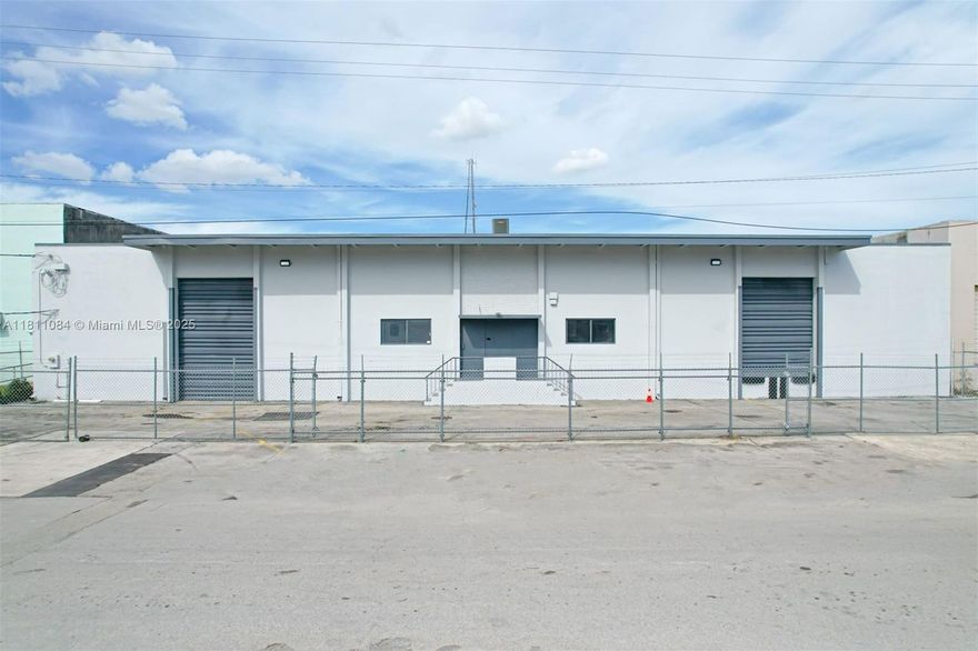 Freestanding ±8,664 SF industrial warehouse for sale in the heart of Hialeah, located at 507 W 17th Street. Situated on a ±12,000 SF lot, this property features ±500 SF of office space, two dock-high loading doors, LED lighting, and a fully gated lot. A new roof was installed in 2022. Offered at $2,555,880 ($295/SF), this is an excellent opportunity for an owner-user to own a well-located and functional warehouse within one of Miami's most active industrial submarkets.