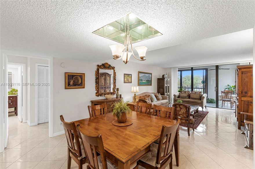 Great value! Very spacious and bright, this 2-bedroom residence offers exceptional comfort and value. Enjoy walk-in closets, 2 full baths plus a guest washroom, a full-size laundry room, and an updated kitchen with stainless appliances. Ceramic tile floors flow into a glass-enclosed balcony. The building stands out with 24/7 online security, a doorman, its own private pool, tennis courts and activity room. Perfectly maintained with completed 40-year inspection and solid financial standing. Association includes water & sewer, cable TV, and high-speed internet. Prime Bonaventure location, adjancent to the Bonaventure Country Club Golf Course & access to the Bonaventure Town Center Club amenities including tennis, bowling, gym, billiards and mutliple pools.