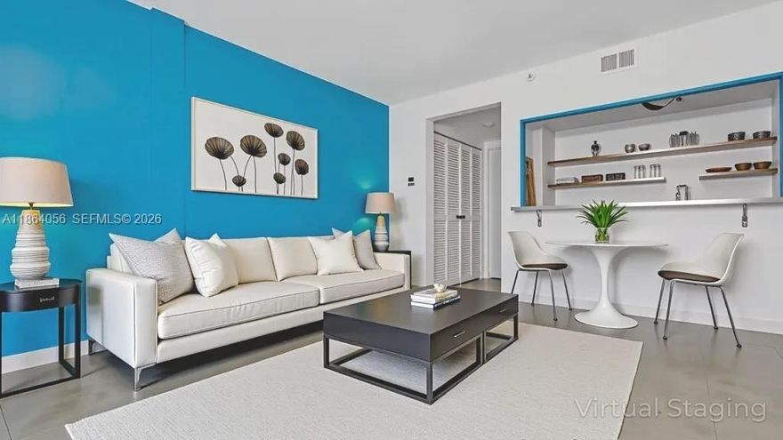 Income-producing opportunity in the heart of South Beach! Short-term/Airbnb rentals allowed, making this spacious 1-bedroom, 1-bath residence an ideal investment property or vacation rental. Offered fully furnished and move-in ready, the unit features a bright open layout, kitchen with granite countertops, stainless steel appliances, breakfast bar, and a large walk-in closet. Includes a pull-out sofa to comfortably accommodate additional guests and maximize rental potential. Brand-new impact windows throughout. Prime Collins Avenue location in the iconic Art Deco District—just one block from the beach, Ocean Drive, and Lummus Park, and surrounded by world-class dining, shopping, and nightlife. Pet-friendly building with strong rental appeal for both short- and long-term tenants.