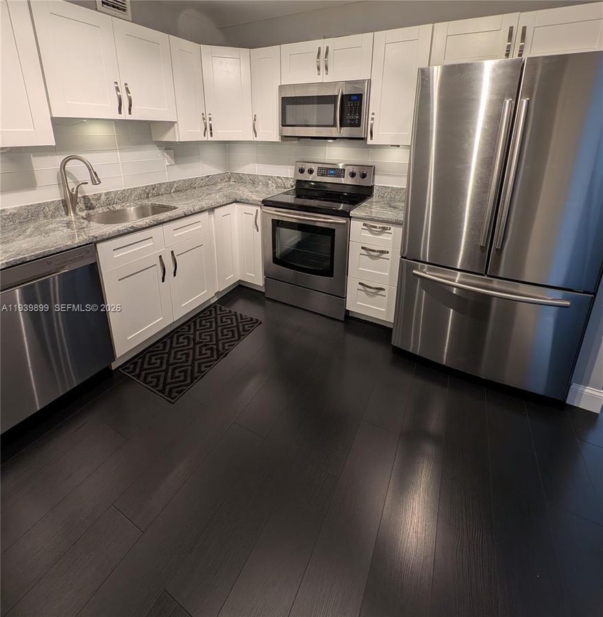 Located in the heart of Aventura, this beautifully updated 2-bedroom, 2-bathroom condo offers a seamless, move-in-ready experience. The unit features updated kitchen and bathrooms, highlighted by elegant granite countertops throughout, and includes the added benefit of garage parking.
This home is being sold fully furnished (The furniture is in next to new condition but If the buyer does not want the furniture the seller will remove as well), making it an ideal choice for a primary residence, a seasonal getaway, or a turnkey investment.

The seller has already paid the current ($31,000) 12-year special assessment in full, providing incredible immediate value to the buyer.

The building is currently undergoing a major renovation project, which includes the installation of modern glass balcony railings and a fresh exterior paint scheme.

Access a newly remodeled gym and a modern game room fully equipped with billiards and table tennis. Enjoy two swimming pools (one heated) and a relaxing jacuzzi.

Minutes away from the world-class Aventura Mall, premium dining, and pristine local beaches.

This is a rare opportunity to acquire an updated, furnished condo with a covered garage space, major capital improvements already funded, and a fresh, modern exterior on the way. Easy to show and ready for its new owner.