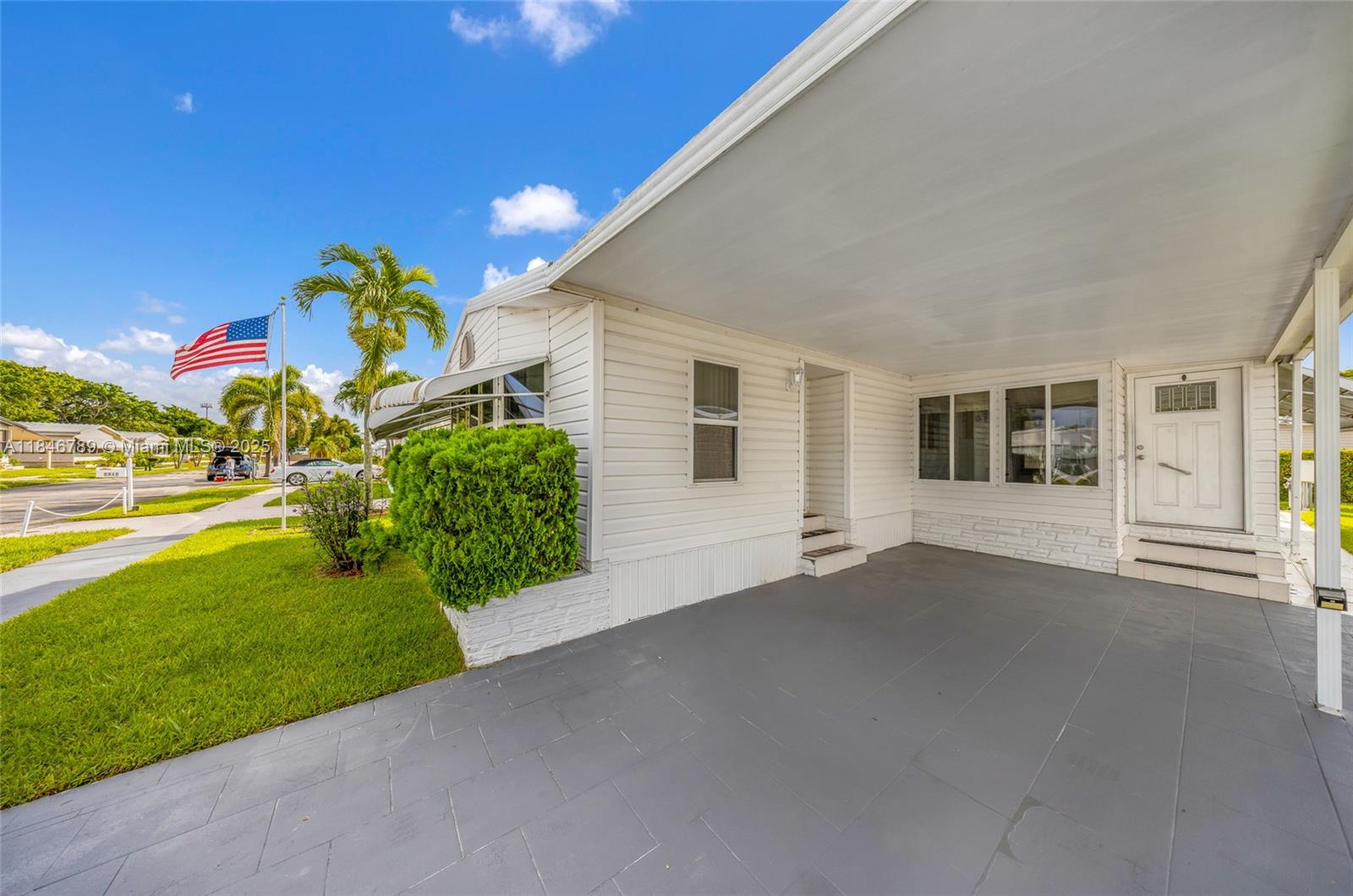 CHARMING NANUFACTURED HOME IN 55+ GATED COMMUNITY, 2/2 OPEN FLOOR PLAN, MINT CONDITIONS OWN THE LAND,(NO LOT FEES) COVERED CARPORT WITH SITTING AREA IN FRONT, BACK PATIO WITH BBQ SETUP AND SHED. VERY QUIET COMMUNITY, WITH MANICURED GARDENS AND A CLUBHOUSE, HEATED POOLS, TENNIS COURT AND SHUFFLEBAORD COURTS. LOW HOA.