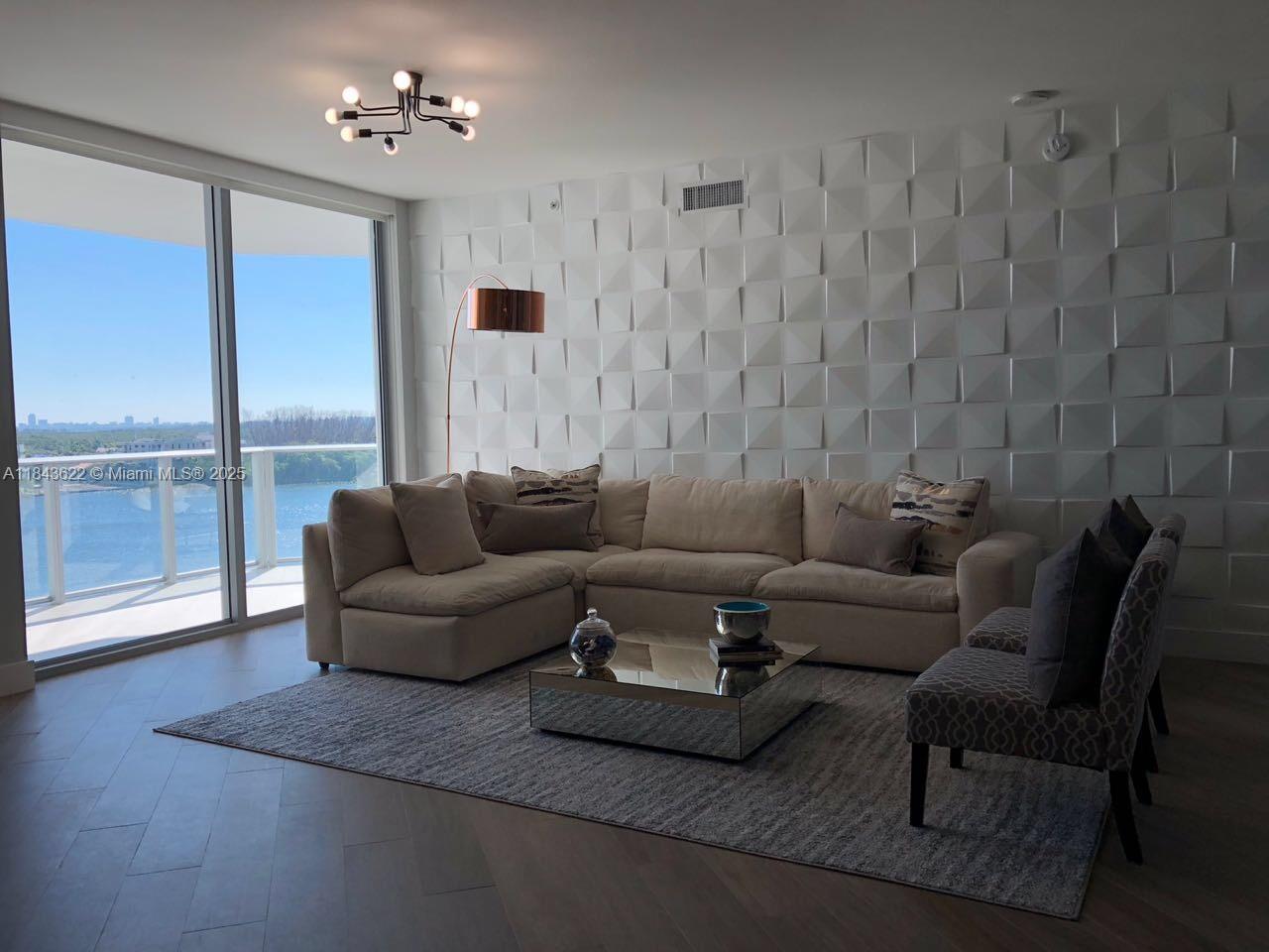 One of the most beautiful apartments located on Biscayne Boulevard, featuring 2 Bedrooms, 3 bathrooms and 1750 soft. Fully furnished and move in ready, with luxurious amenities, a barbecue area, and incredible views of the bay and the ocean.