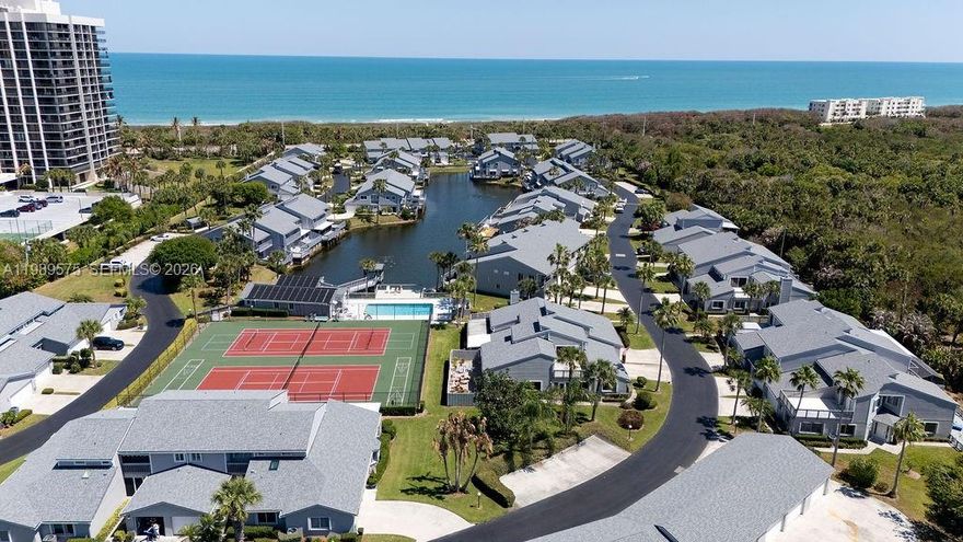 OPEN HOUSE Sat.March 28, 1-3pm.Exceptional remodeled 3BR/3BA end unit in Breakers Landing, an ocean-to-river community offering premier coastal living. Light-filled & private, this residence is unlike any other, featuring primary suite on the main level, an additional downstairs bedroom, & spacious upstairs bedroom, plus loft & den for flexible living. Enjoy a large, private oversized patio ideal for relaxing or entertaining. Community amenities incl private beach access just steps away, along w/tennis & pickleball. New roof & numerous updates throughout. Move-in ready perfect for beachside living. Sizes appox/subj to err