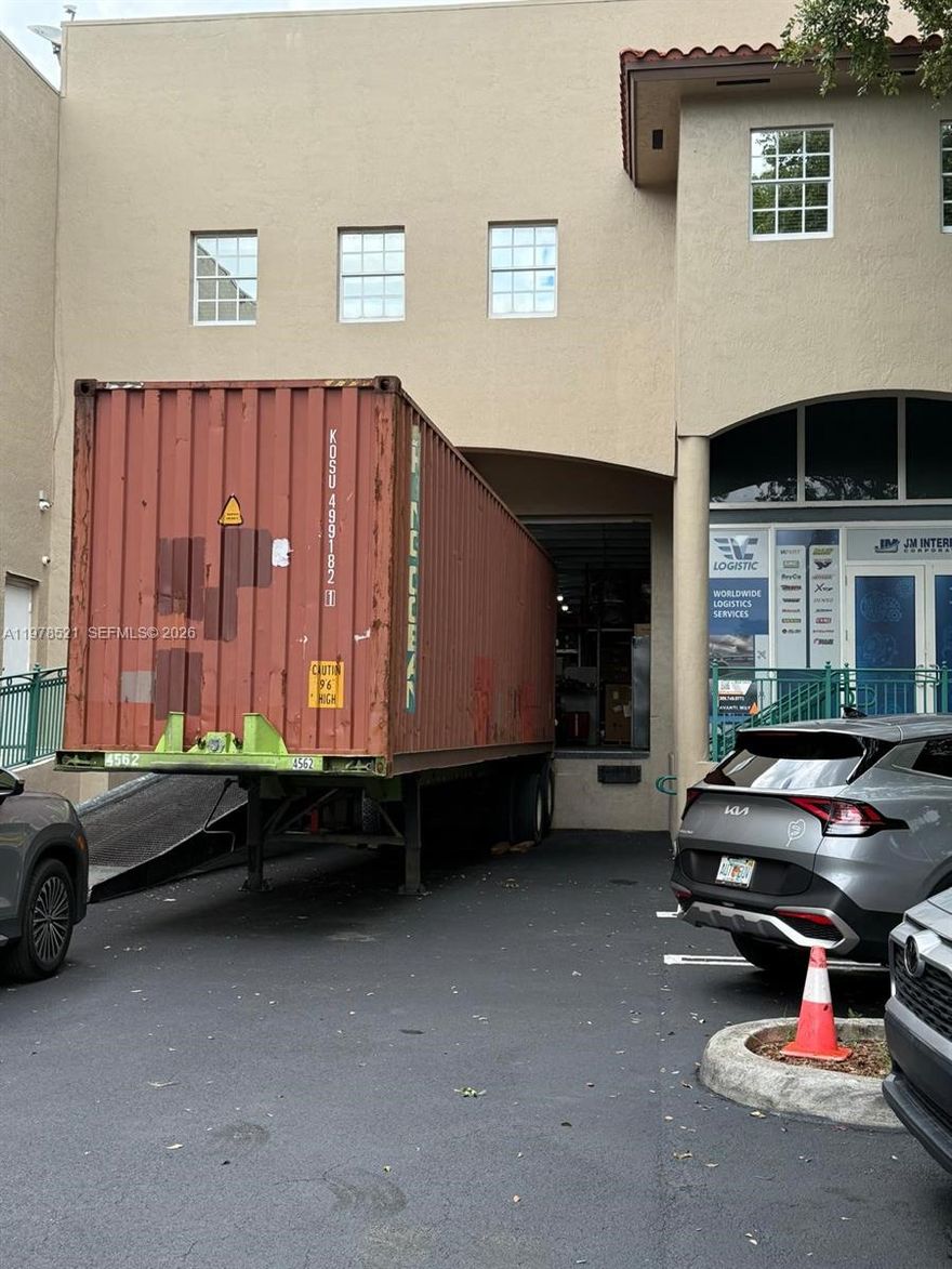 This excellent warehouse, located in the heart of Doral, offers a prime commercial space with over 7,384 sq ft of versatile storage area. Featuring high dock doors and ample room for storage, this property is ideal for businesses in need of substantial space, providing flexibility for expansion. With a ceiling height of 30 ft and additional parking spaces, this warehouse is ready for immediate use. Schedule a tour today to explore its potential!