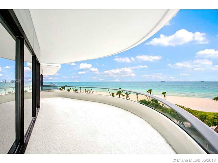 Newly built Faena House. Ocean front. Spacious B-Line floor plan made up of 4 BR/5 BTH/1 powder room/Staff
Quarters in 5,466 sq ft. Fully finished interiors designed by Foster+Partner and collaborations with Molteni Dada
on custom kitchen & Permasteelisa on custom bathrooms. Interior space covers 4,165 sq ft while the wrap
around balcony adds 1,301 of outdoor covered space. Faena House amenities include five-star concierge
services in addition to the In-house Spa, Fitness Center, and Children's playroom.