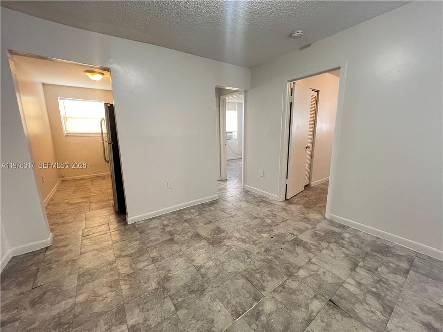 Your ideal home awaits in this newly updated 2-bedroom, 1-bathroom residence, perfectly prepared for you. Revel in the contemporary touch of vinyl tile flooring that extends throughout, creating a stylish and low-maintenance living space. The generously sized living room and dining room provide ample space for both relaxation and entertainment. Each bedroom is thoughtfully designed to accommodate a family comfortably, offering spaciousness and versatility.

Enjoy the added convenience of being close to Downtown Miami, making this residence not just a home but a gateway to the vibrant urban lifestyle you desire.