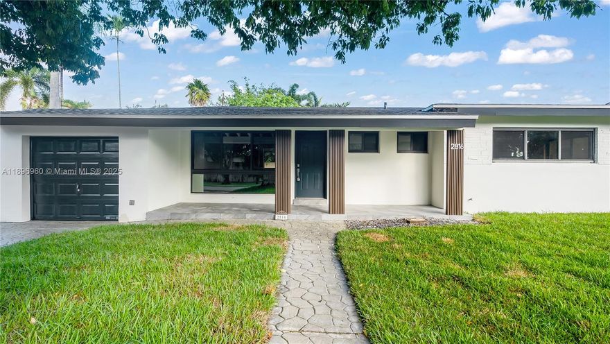 Stunning Fully Renovated Home in East Wilton Manors! An incredible opportunity to own a completely renovated 3-bedroom, 2-bath home with a 1-car garage in one of Wilton Manors’ most sought-after neighborhoods! Every detail of this home has been beautifully updated, the new owner will enjoy a brand-new kitchen with quartz countertops, all new appliances, luxurious new bathrooms, new floors throughout, and even a new roof! The open floor plan creates a seamless flow for modern living, while the spacious covered porch and large backyard are perfect for entertaining family and friends  or even adding your dream pool!.  

With impact windows for safety and peace of mind, this home offers the perfect combination of style, comfort, and value in an unbeatable location.