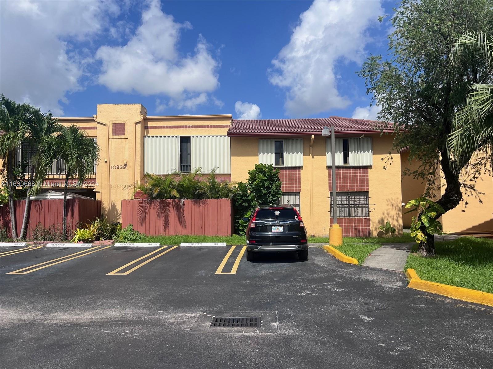 Back on the market! Beautiful corner unit Located in the gated community of Terranova, 3-bedrooms, 2-bathrooms, on first floor. Unit has a large private terrace and comes with 2 parking spaces. Conveniently only 5-15 minutes away from the 836 Dolphin Expressway, Turnpike, Dolphin Mall, Miami International Mall, Florida International University, Tamiami Park & Miami International Airport. Low monthly association fee. No reserves. Amenities include a community pool and tennis courts.