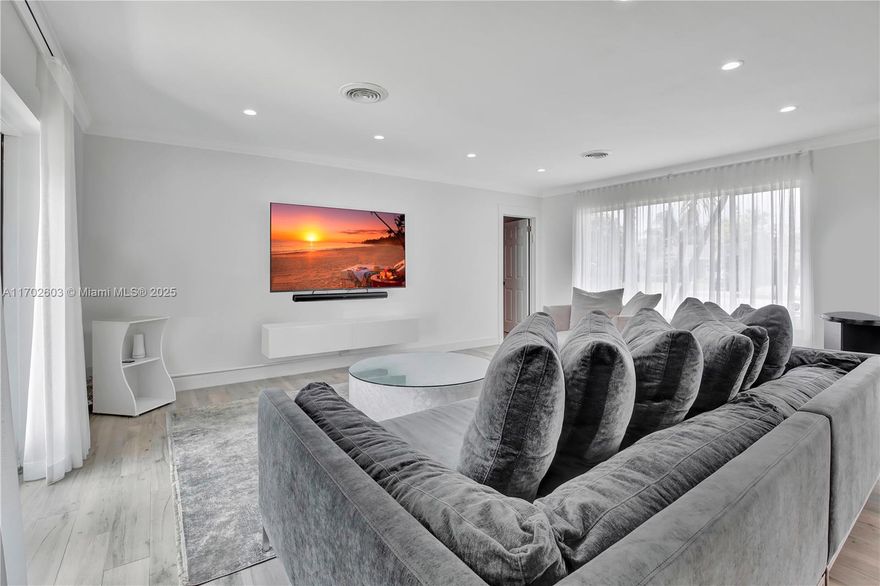 Amazing opportunity-Live in Hollywood Hills! Best location between Miami & Ft. Lauderdale. This completely renovated home has lots of natural light, open layout with 3 bedrooms, 2 bathrooms, 1,936 LA SF, 1 car garage, porcelain tile floors & renovated baths. Equipped with all hurricane impact windows/doors, 2015 roof, newer HVAC system & electrical water heater. The elegantly designed kitchen was completely remodeled with luxury finishes - large quartz countertops, s.s refrigerator and gas stove. The beautiful, fenced backyard has heated pool, travertine pavers, lg. screened patio, and lush tropical landscaping. The oversized 9,378SF lot is on a quiet street. Easy access to major highways, Ft. Lauderdale Airport,Memorial Hospital,Parks,Hard Rock Hotel & Casino,DT Hollywood/Beach/Boardwalk.