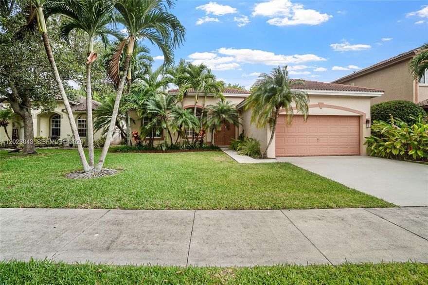 Move in ready home located in the sought after gated Fairways at Keys Gate community, offering added security and peace of mind. Features a well designed split floorplan for privacy and comfortable living, plus a spacious living area with formal dining space, ideal for entertaining and accommodating full dining furniture. Additional highlights include a 2 car garage, beautiful landscaping, fruit trees, irrigation system, and new A/C installed in 2024. Enjoy access to resort style amenities throughout the Keys Gate communities, including pool access, security patrol, and a golf course club currently undergoing exciting renovations and upgrades. HOA includes internet, Direct TV, and alarm security. Conveniently located just minutes from shopping, grocery stores, schools, Turnpike access, and only about 30 minutes from the Florida Keys. A perfect blend of comfort, convenience, and relaxed South Florida living.