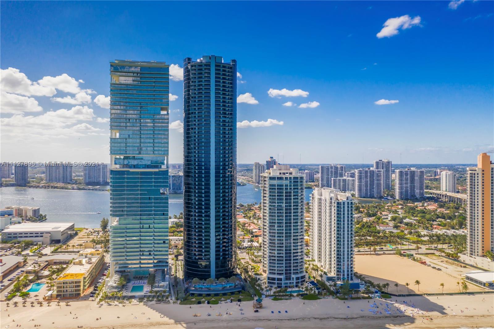 Direct ocean view at Porsche Design Tower at the lowest price ever. 3 bedroom, 4.5 bathrooms, move in ready unit with private car elevator to park your cars inside your unit, next to your living-room. Volaka marble floors throughout, fireplace in living-room & motorized window coverings throughout. Poggenpohl kitchen with SS Miele appliances, all marble baths featuring Dornbracht fixtures and Toto toilets, heated private pool in balcony, floor to ceiling impact windows, laundry room with full size washer & dryer. Building features direct beach and ocean access, private restaurant & bar, billiards, movie theater, golf & auto racing simulators, state of the art gym with steam, sauna, ice therapy, massage rooms & yoga. Hair salon offers manicure & pedicure services, upon request.