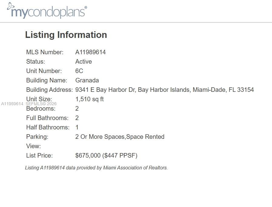 GRANADA CONDOMINIUM - Residential
